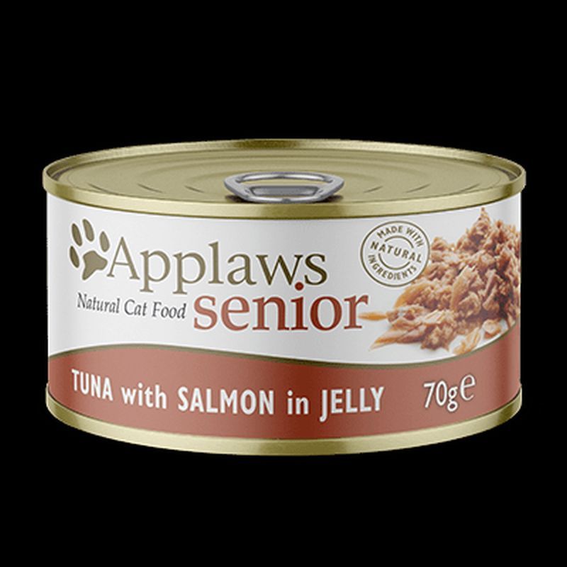 Applaws Complete Cat Senior Tuna & Salmon In Jelly Tin 70g