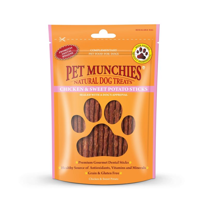 Pet Munchies Dog Treats Chicken & Sweet Potato 90g