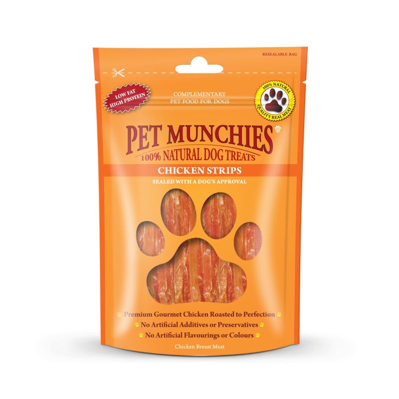 Pet Munchies Dog Treats Chicken Strips 90g