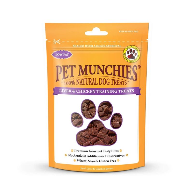 Pet Munchies Dog Training Treats Liver & Chicken 50g