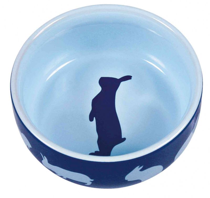 Trixie Ceramic Bowl With Rabbit Motif 11cm