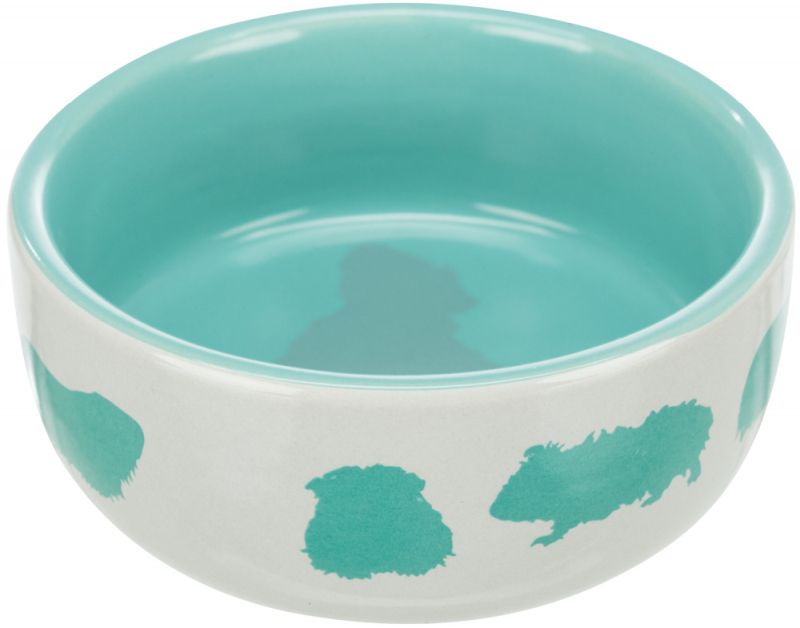 Trixie Ceramic Bowl With  Guinea Pig Motif