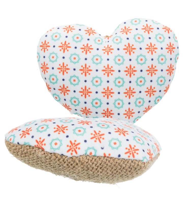 Catnip Fabric Toy Heart