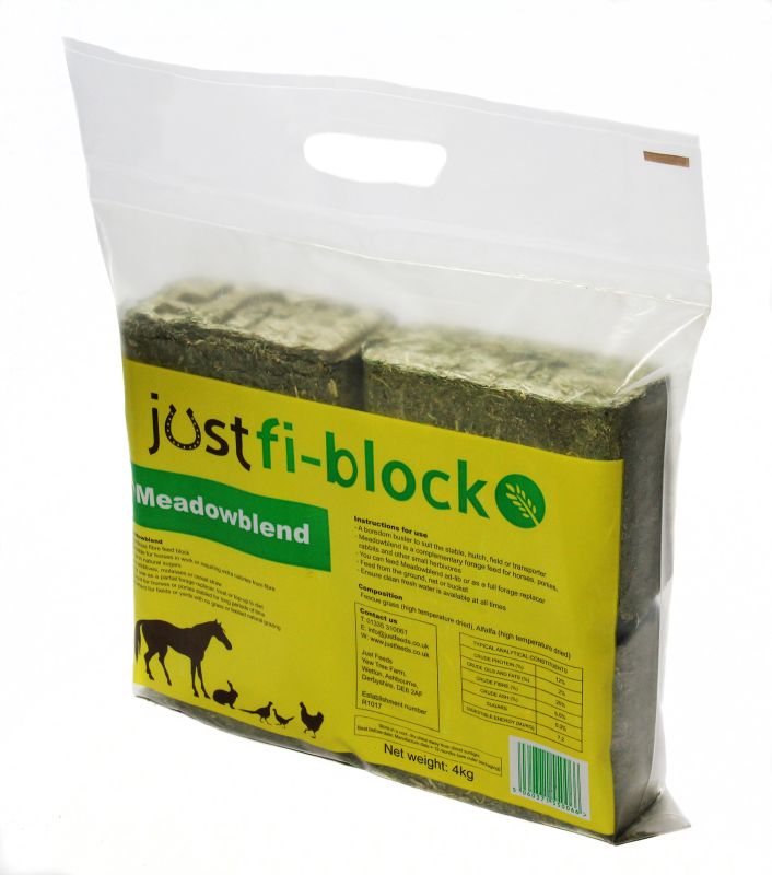 Just Fi-Block Meadowblend 4 Pack 1kg