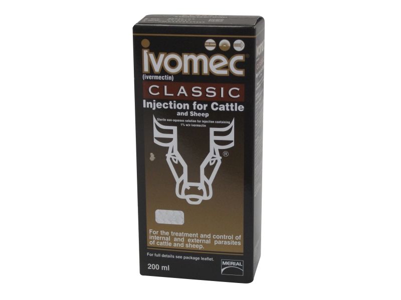 Ivomec Classic Injection For Cattle & Sheep 200ml