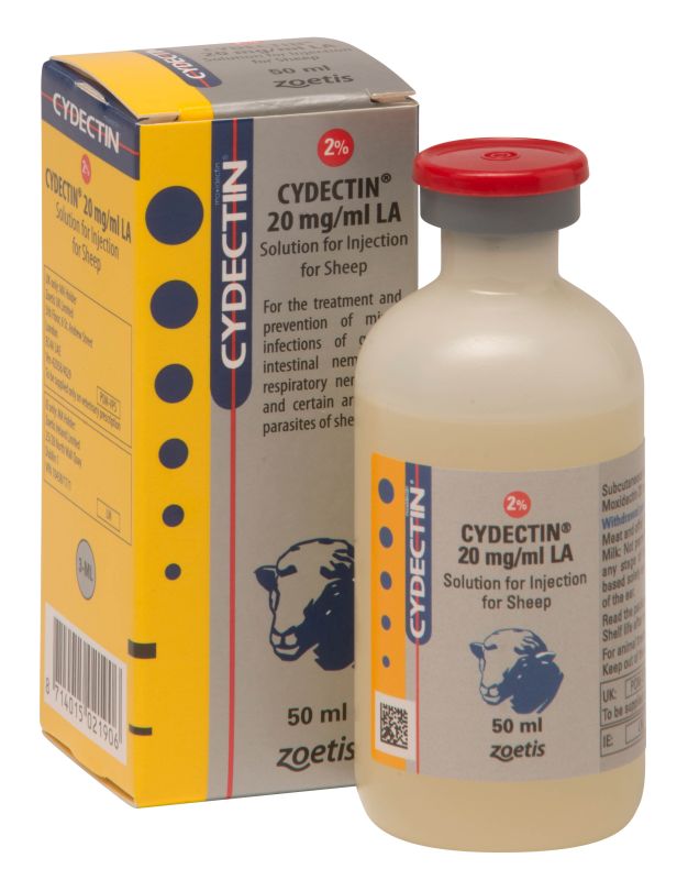 Cydectin 2% La Injection Solution For Sheep 50ml