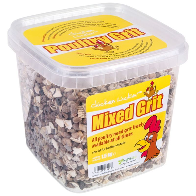 Agrivite Chicken Lickin' Mixed Poultry Grit 1.5kg