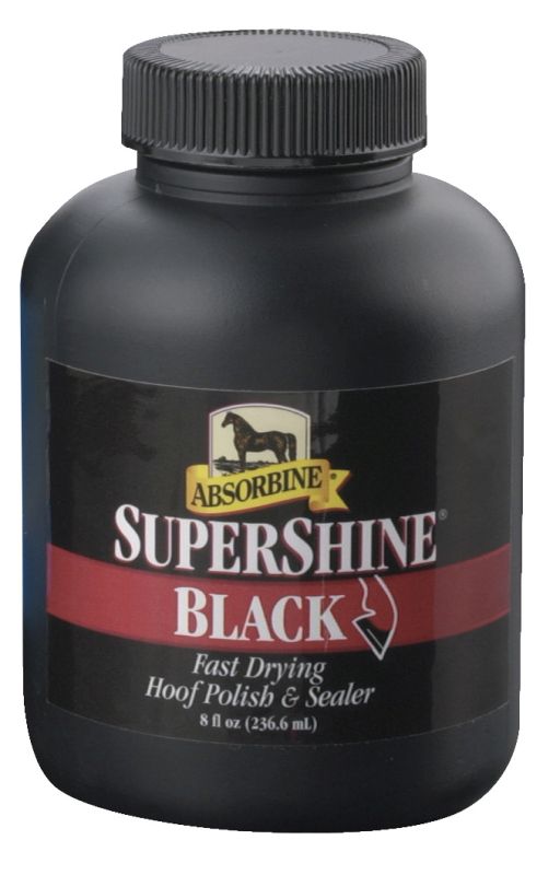 Absorbine Supershine Hoof Polish Black 237ml