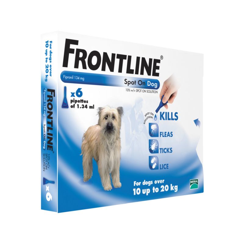 Frontline Spot On For Medium Dogs 6 Pack