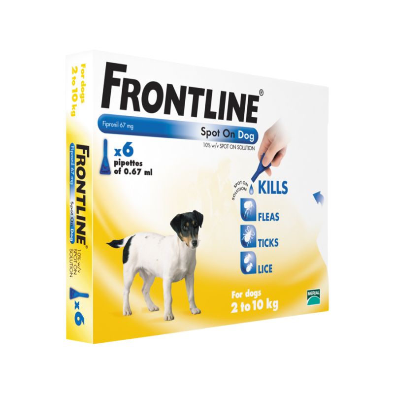 Frontline Spot On For Small Dogs 6 Pack