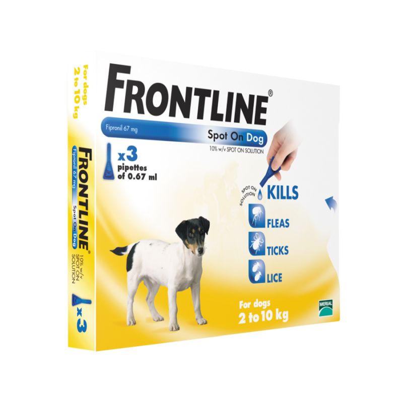 Frontline Spot On For Small Dogs 3 Pack