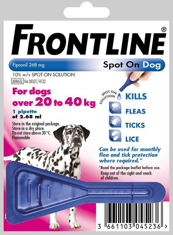 Frontline Spot On For Large Dogs Single