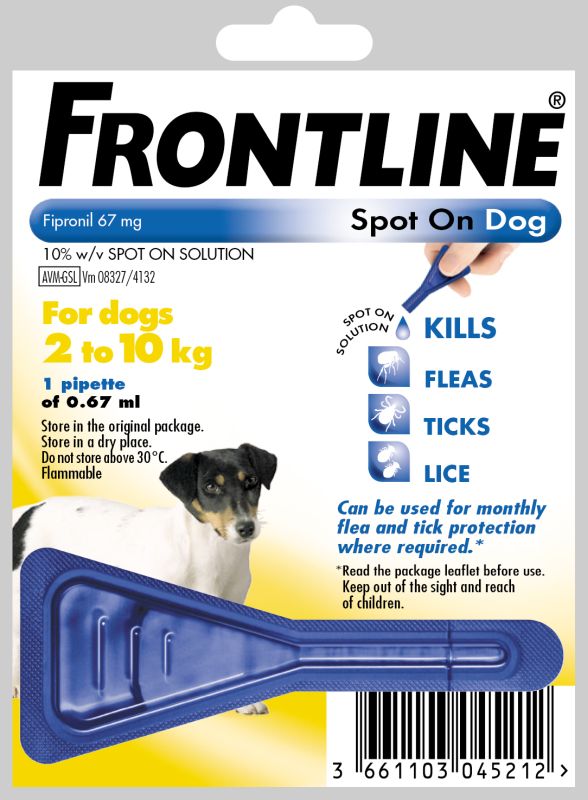 Frontline Spot On For Small Dogs Single