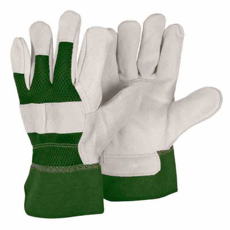 Briers Reinforced Tuff Rigger Gloves Green Large