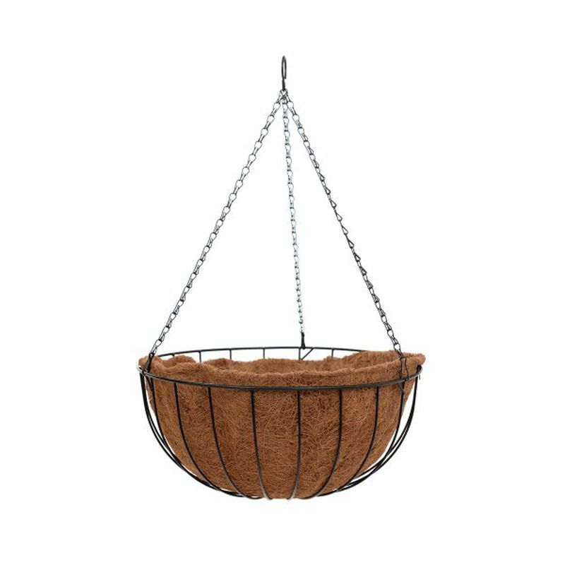 Smart Classic Metal Smart Hanging Basket 12"