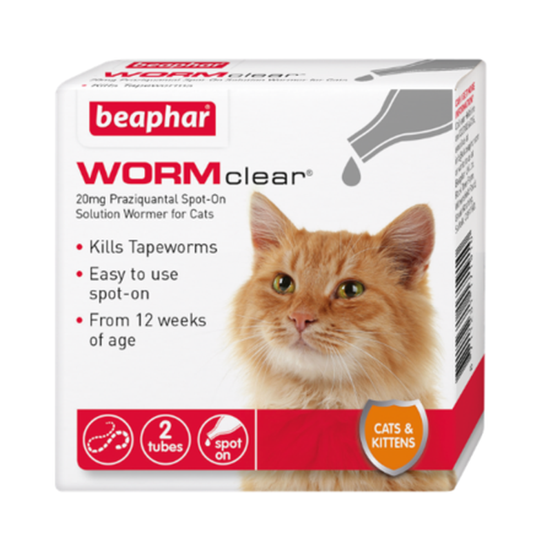 Beaphar Worm Clear For Cats Spot On
