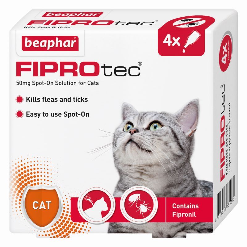 Fiprotec Spot On Cat 4pack