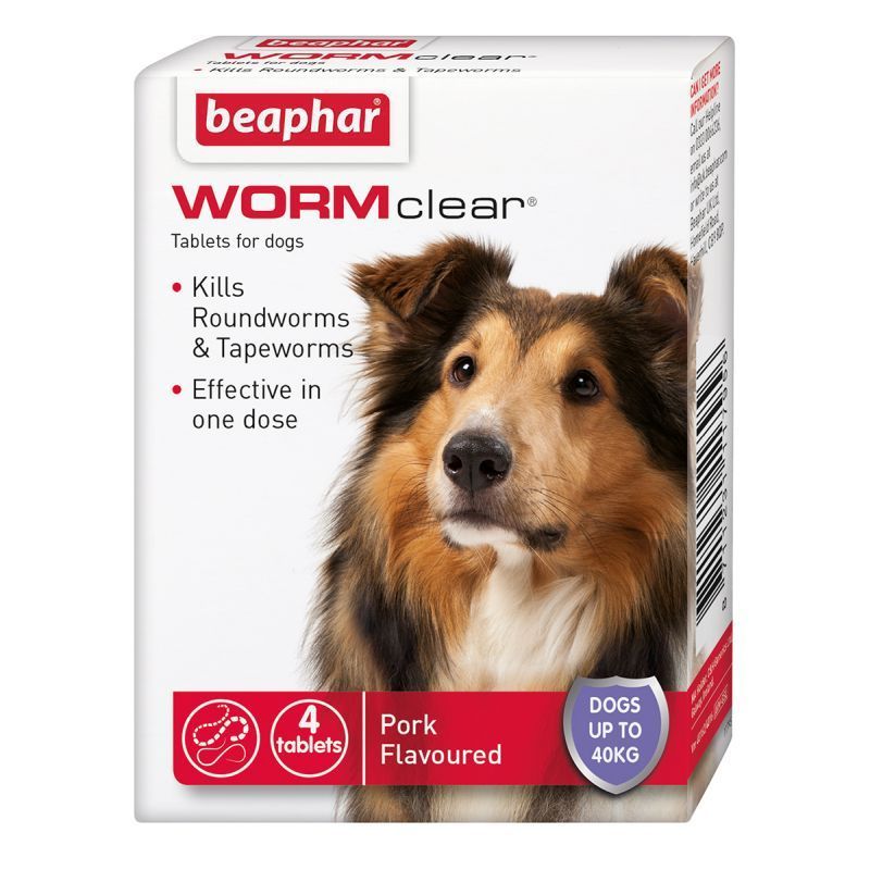 Beaphar Worm Clear For Large Dogs 4pack