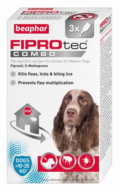 Fiprotec Combo Medium Dog Spot On 3pack