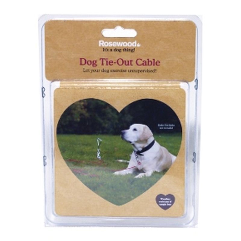 Rosewood Dog Tie Out Cable 20ft