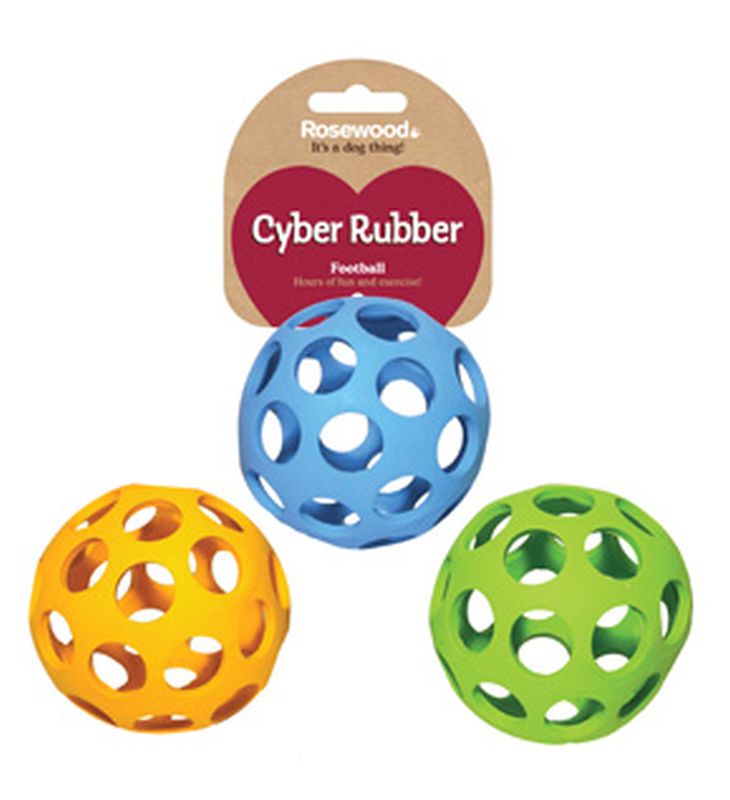 Rosewood Cyber Rubber Football