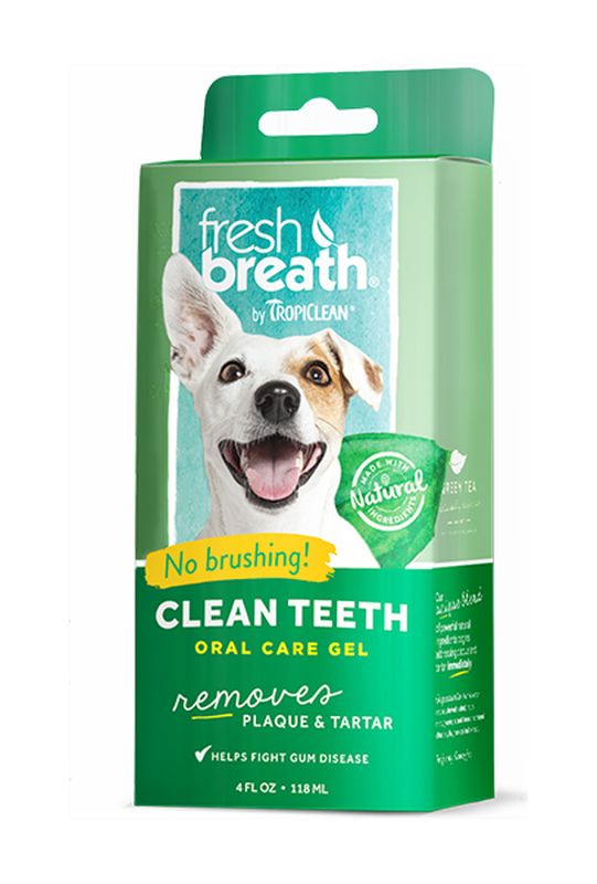 Tropiclean Fresh Breath Made Easily Clean Teeth Gel 118ml