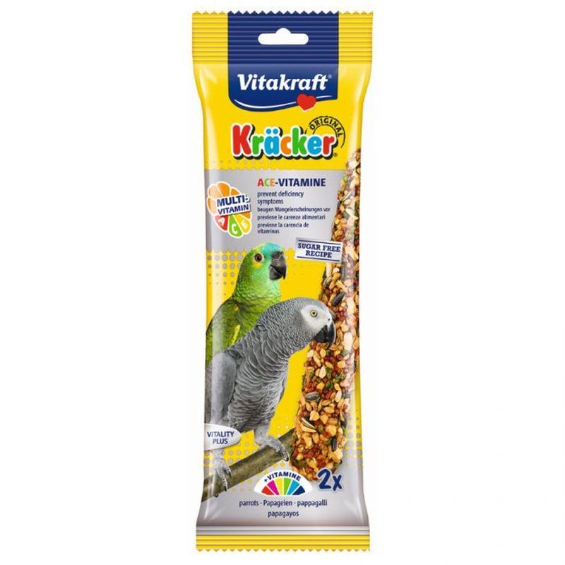 Vitakraft Kracker Parrot Ace-Vitmaine 2pack