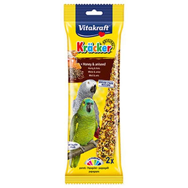 Vitakraft Kracker Parrot Honey & Aniseed 2pack