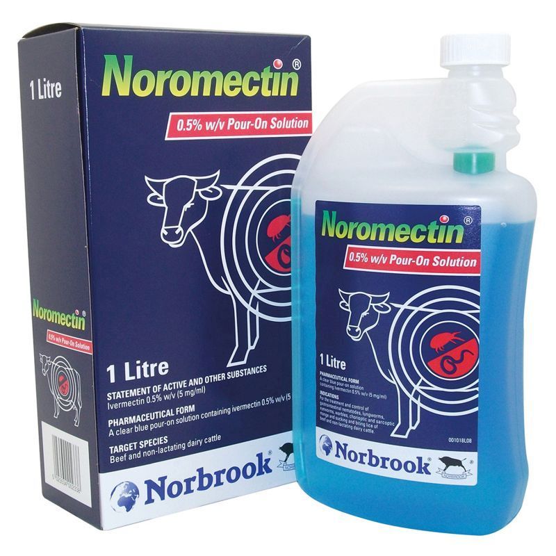 Norbrook Noromectin Pour On for Cattle 250ml