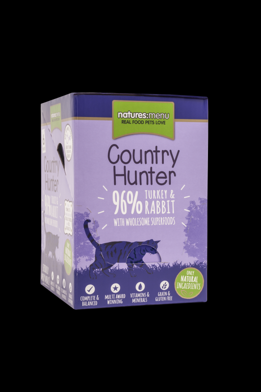 Country Hunter Cat Pouch Turkey & Rabbit 6 x 85g