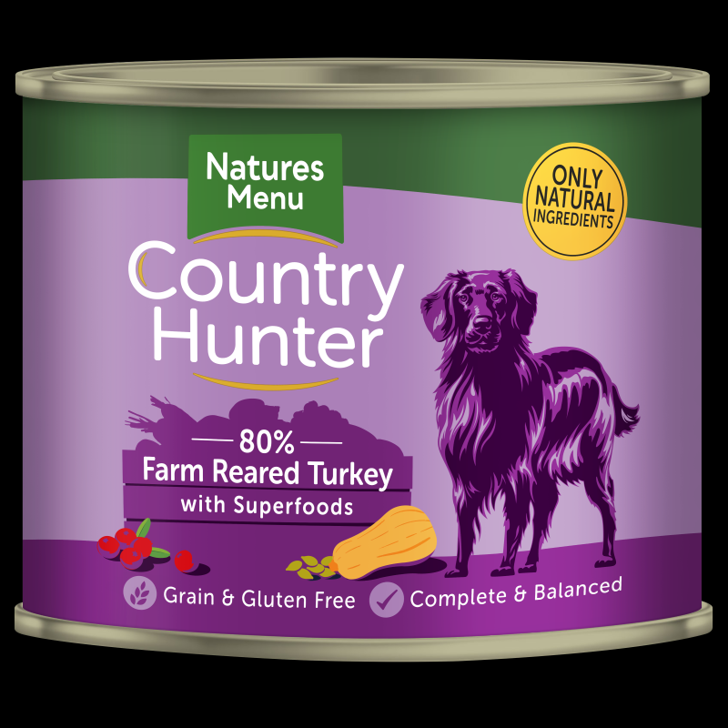 Country Hunter Dog Can Farm Reared Turkey 600g