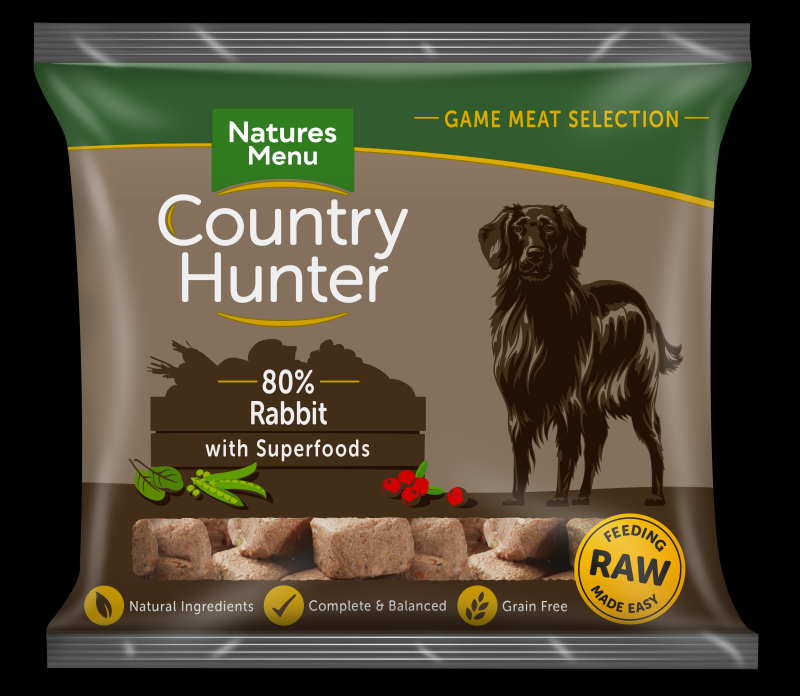Country Hunter Frozen Nuggets Rabbit with Fruit & Vegetables 1kg