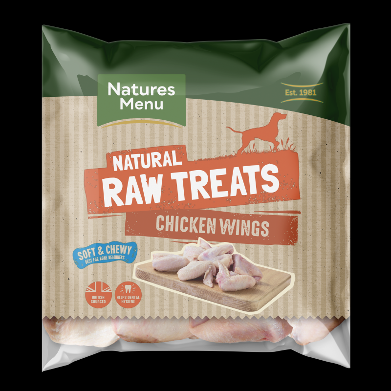 Natures Menu Frozen Raw Chews Chew Chicken Wings 1kg