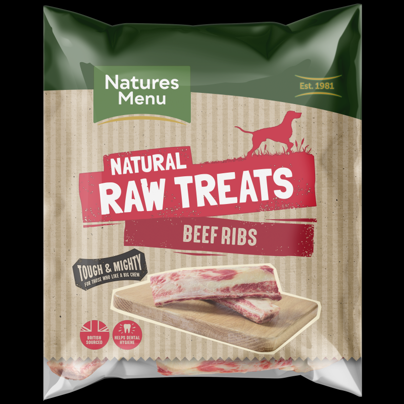 Natures Menu Raw Chews Chews Beef Ribs - Each