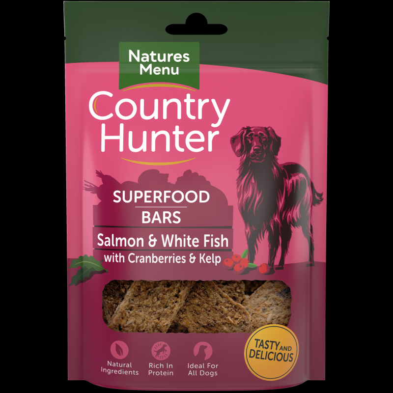 Country Hunter Air Dried Superfood Bars Salmon & Fish 100g