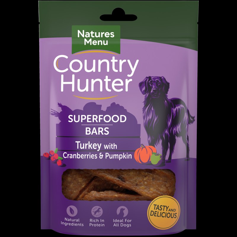 Country Hunter Air Dried Superfood Bars Turkey 100g