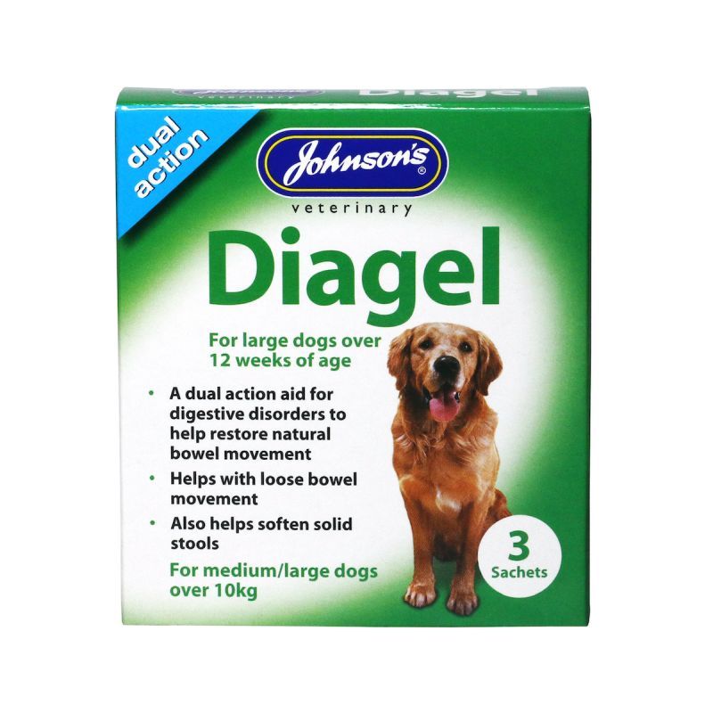Johnson's Diagel For Dogs 3pack Large