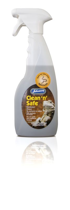 Johnson's Clean 'n' Safe Disinfectant For Reptiles 500ml