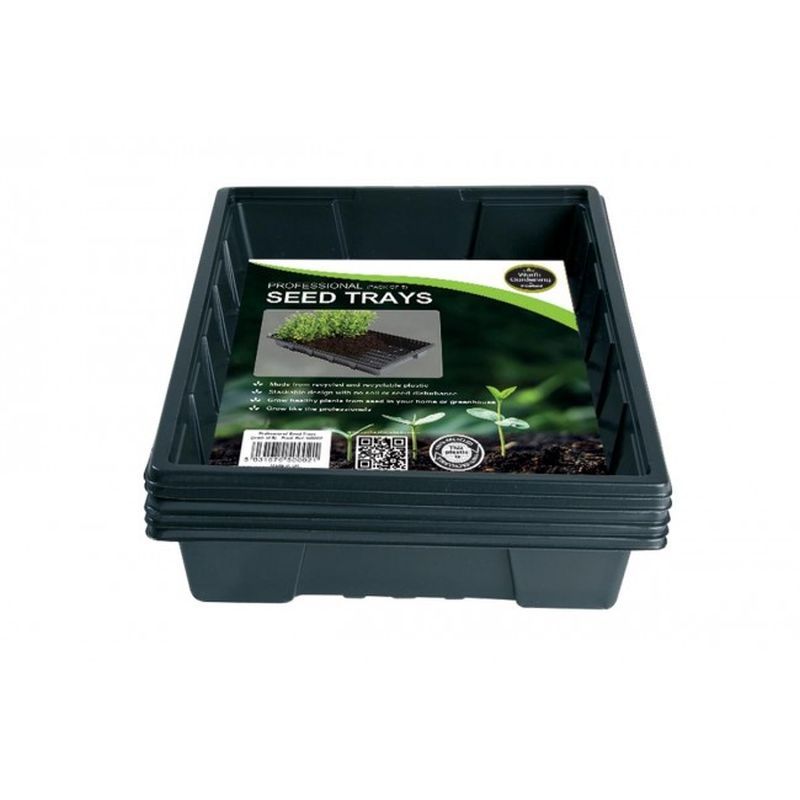 Garland Professional Seed Trays Black 5pack