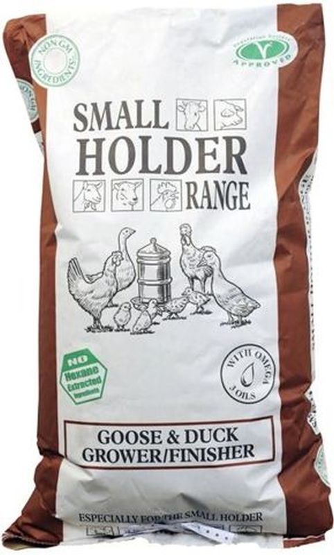 Smallholder Range Goose Duck Grower/Finisher Pellets 20kg