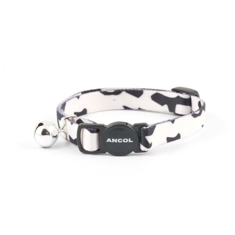 Ancol Cammo Safety Cat Collar Black