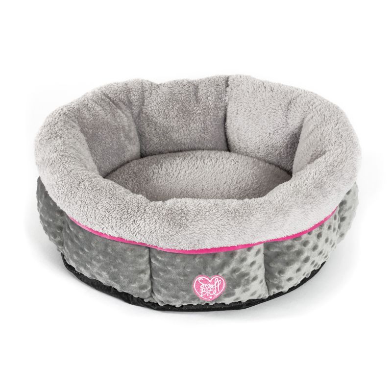 Ancol Small Bite Donut Bed Pink 50cm