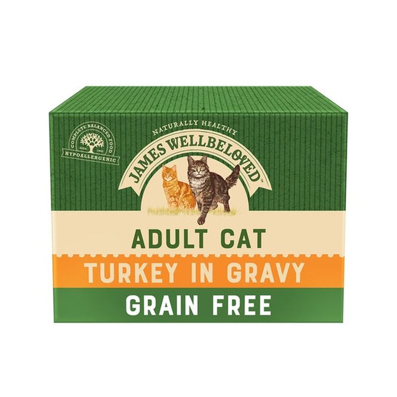 James Wellbeloved Cat Pouch With Turkey Grain Free 85g