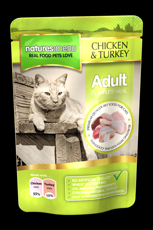 Natures Menu Cat Pouch Chicken & Turkey 100g
