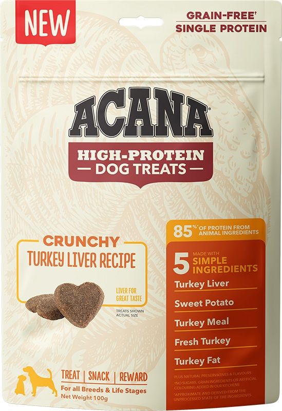 Acana High Protein Turkey & Liver Dog Treats