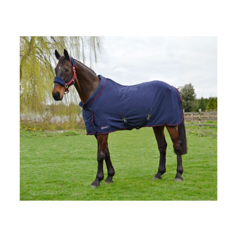 DefenceX System Deluxe Fleece Rug - Navy/Red - 5'6"