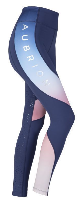 Aubrion Broadway Riding Tights - Maids Ombre 7/8Years