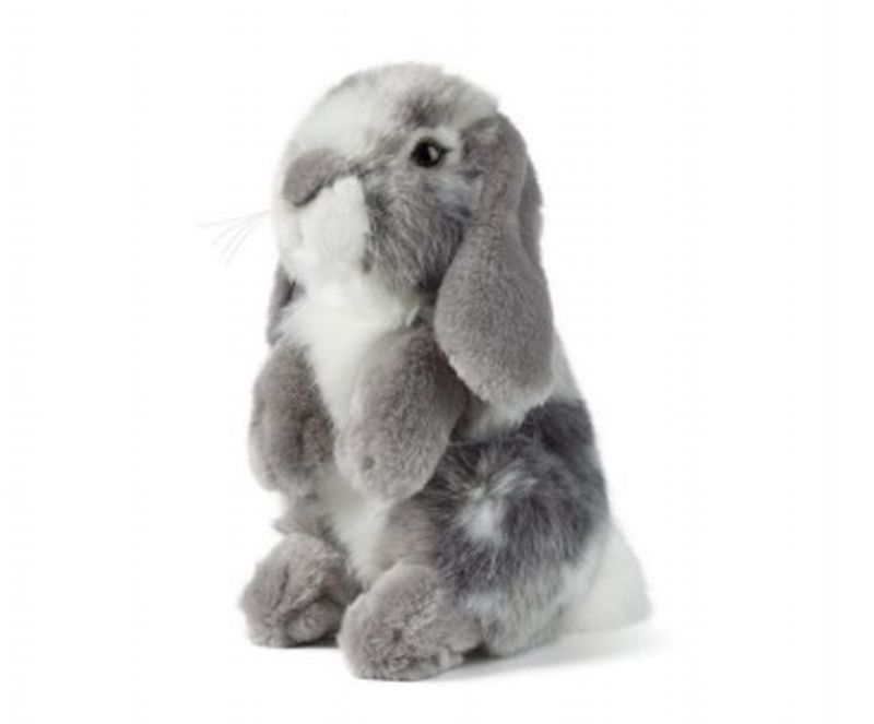 Living Nature Grey Sitting Lop Eared Rabbit