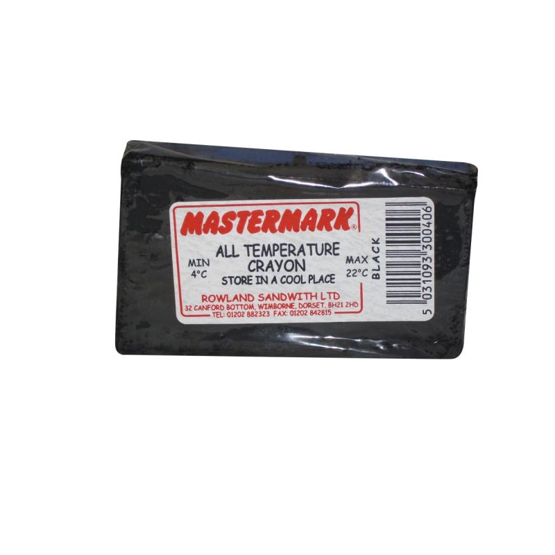 Mastermark All Temperature Ram Crayons Black